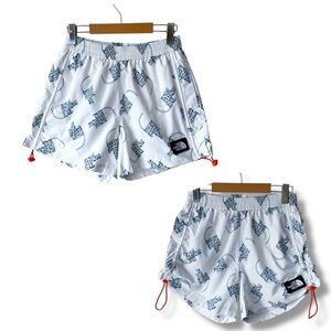 The North Face Retro Print Windwall Shorts Size XS